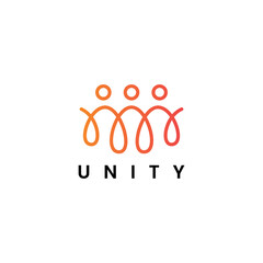 Minimal together unity logo diversity 