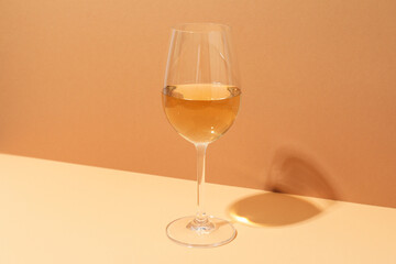 Concept of delicious alcohol drink, tasty wine
