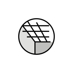 ceiling icon vector design templates
