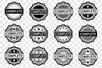 complete stamp rubber for element design