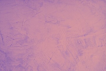 Venetian stucco of purple color. Wall Texture. Violet venetian plaster, abstract modern background. Purple High resolution texture for design. Copy space for design.