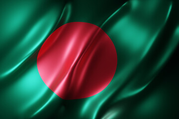 Bangladesh 3d flag - 530985885