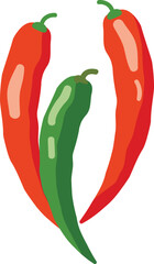 Chili pepper icon cartoon vector. Mexican spicy. Sauce dinner