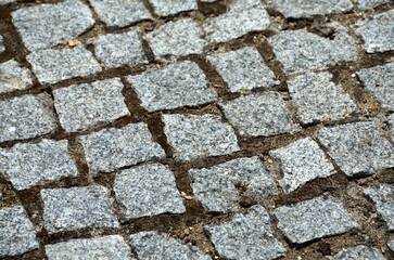 Adoquín portugués en Fátima, Portugal