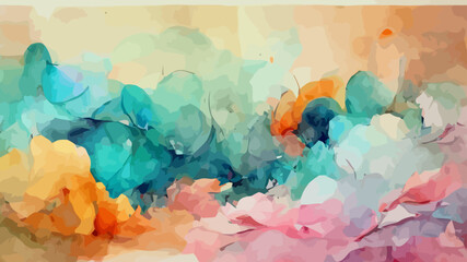 abstract pastel color watercolor for background