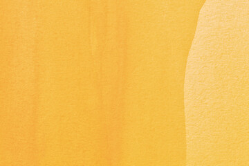 Abstract art background yellow colors. Watercolor painting on canvas with golden wavy gradient.