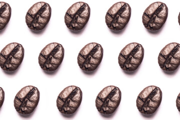Coffee beans background