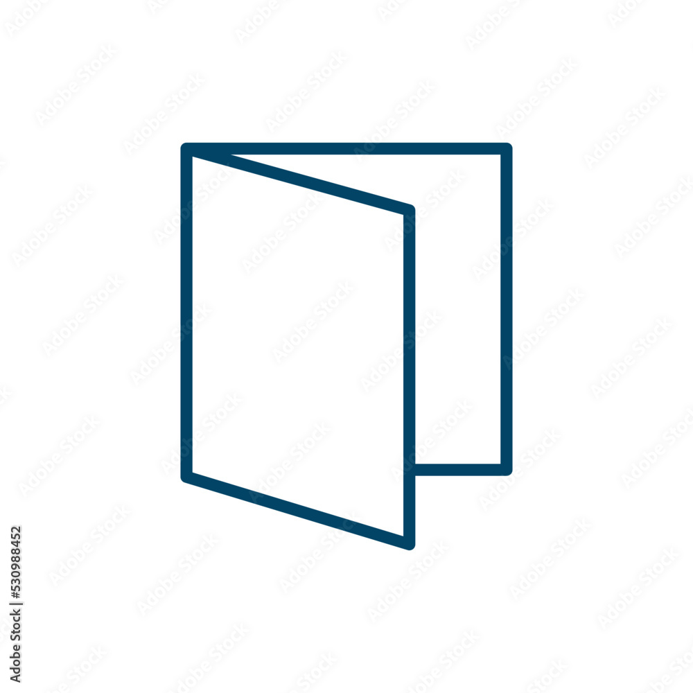 Poster logout icon from user interface collection. thin linear logout, arrow, door outline icon isolated on