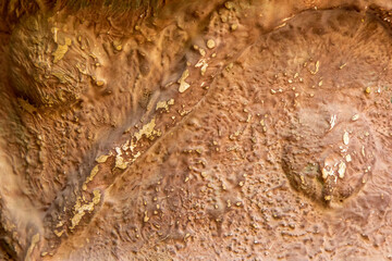 Old pottery, ancient pottery. texture.