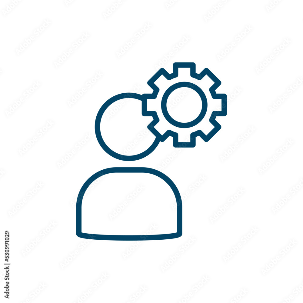 Poster thinking solutions icon from miscellaneous collection. thin linear thinking solutions, solution, ene