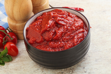 Natural organic pure tomato pasta