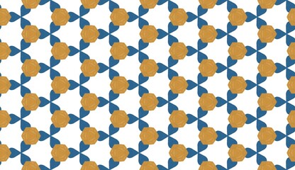 Hand painted watercolor contact blue and yellow banner background pattern, autumn paint contrast color 