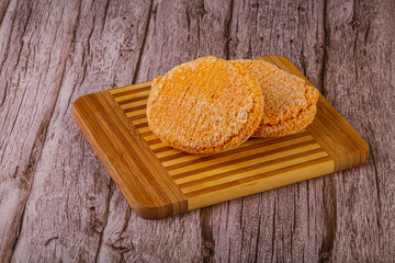 Raw chicken cutlet for roast