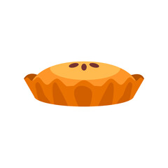 pumpkin pie ,Autumn icons  hand drawn vector,isolated on the white background