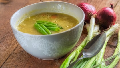 vegetable soup with vegetables