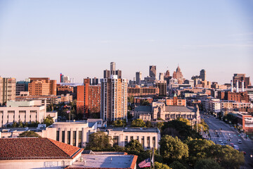 View of Detroit from above