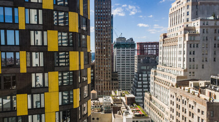 Fototapeta premium View of the buildings in New York City
