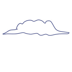 Abstract cloud sky shape background