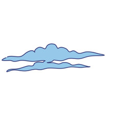 Abstract cloud sky shape background