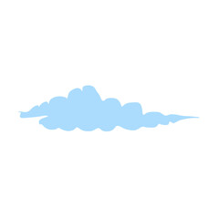 Abstract cloud sky shape background