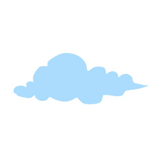 Abstract cloud sky shape background