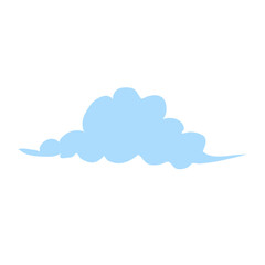 Abstract cloud sky shape background
