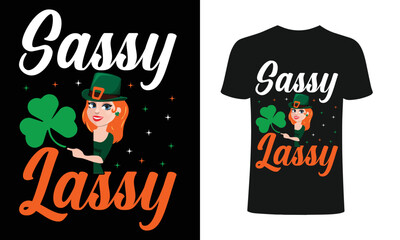Sassy Lassy T shirt Design