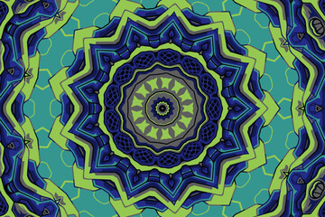 Ethnic style greek mandala lace pattern. vector decorative colorful flower background