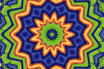 Ethnic style greek mandala lace pattern. vector decorative colorful flower background