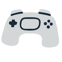 Joy controller icon vector illustration in flat color design