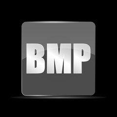 BMP File Icon, Flat Design Style