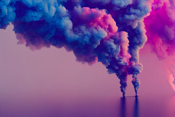 Abstract colourful smoke as background and pattern 3