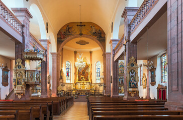 Church of Saints Peter and Paul Obernai Alsace