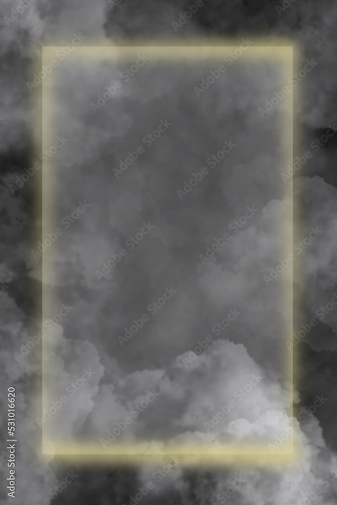 Wall mural creative frame in the background. background with transparent frame. beautiful abstract background. 