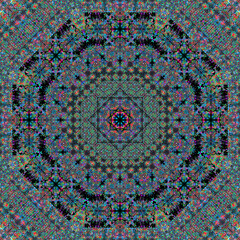 Seamless multicolor floral pattern for design, Illustration for use in design, internet. The texture of the fabric.