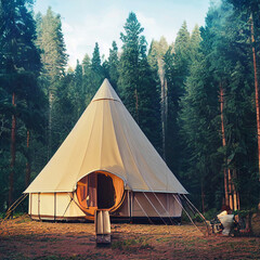 glamping. luxury glamorous camping. glamping in the beautiful countryside