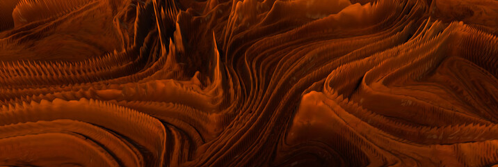 Abstract background, texture of a alien planet, realistic texture of the surface of an alien planet, abstract surface texture. 3d illustration