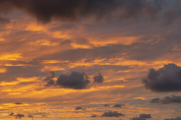 Naklejka premium sunset in the sky