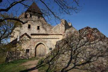 Tocnik Castle, historic monument in Central Bohemian Region and popular tourist landmark, Tocnik, Czechia