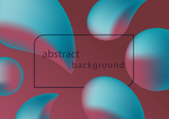 abstract background water drop shape