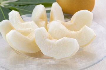 新鮮で美味しい梨