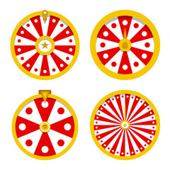 Fortune Wheel isolated on white background