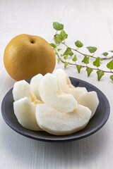新鮮で美味しい梨