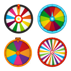 Fortune Wheel isolated on white background