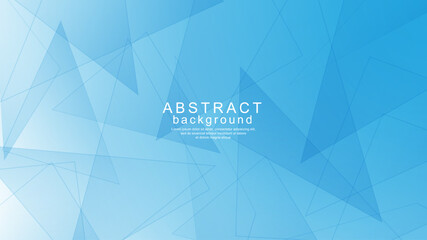 Abstract triangle design on gradient background - obrazy, fototapety, plakaty