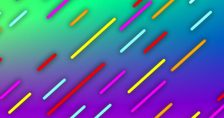 Image of flash sale text over colourful trails