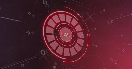 Image of scope scanning with padlock icon over data processing