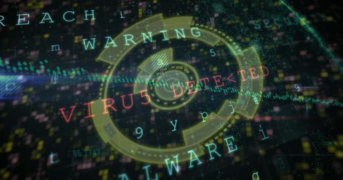 Image of scope scanning and data processing over moving columns