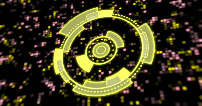 Image of scope scanning and data processing over moving columns - Powered by Adobe