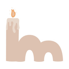 Paraffin Scented arch Shaped Handmade Aromatherapy Candle